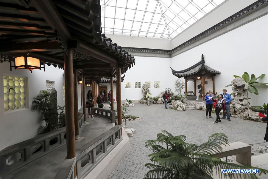 U.S.-NEW YORK-CHINESE GARDEN-ASTOR COURT