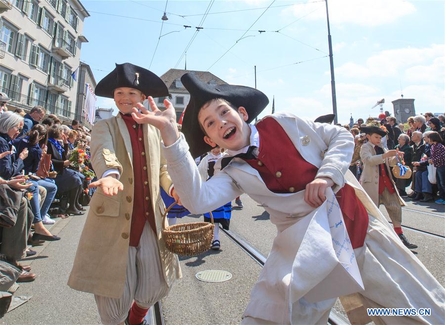 SWITZERLAND-ZURICH-SPRING FESTIVAL PARADE
