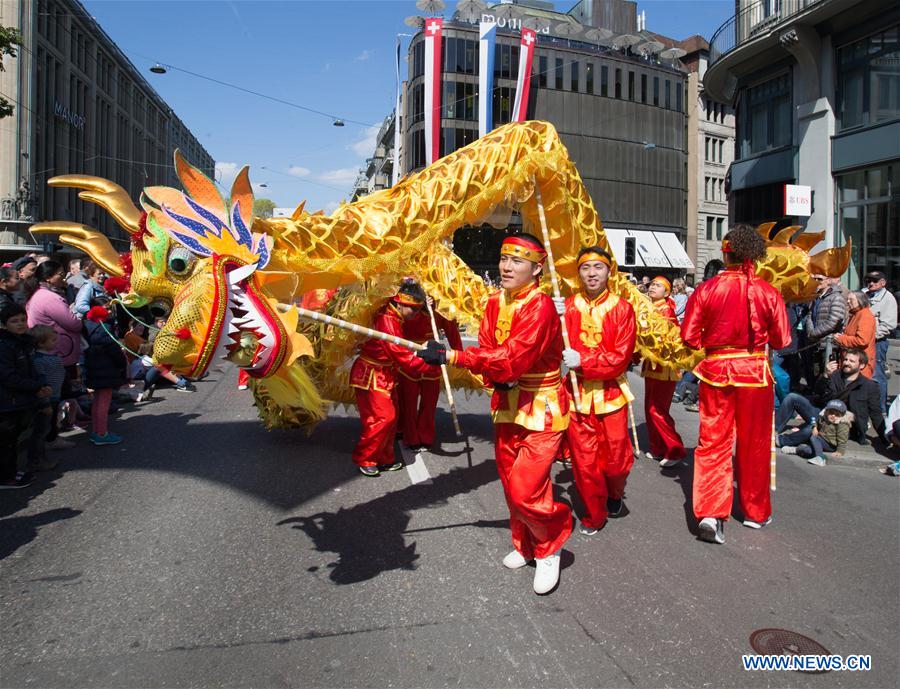 SWITZERLAND-ZURICH-SPRING FESTIVAL PARADE