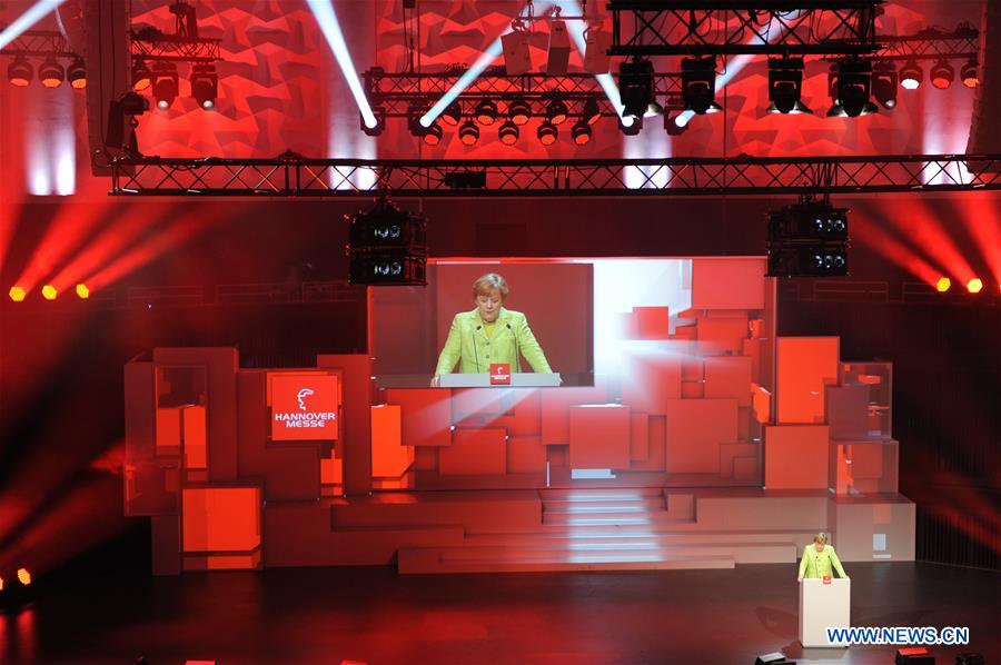 GERMANY-HANOVER MESSE-OPENING