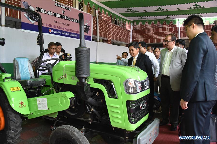 BANGLADESH-DHAKA-CHINA-AGRICULTURAL EQUIPMENT-PROVIDING