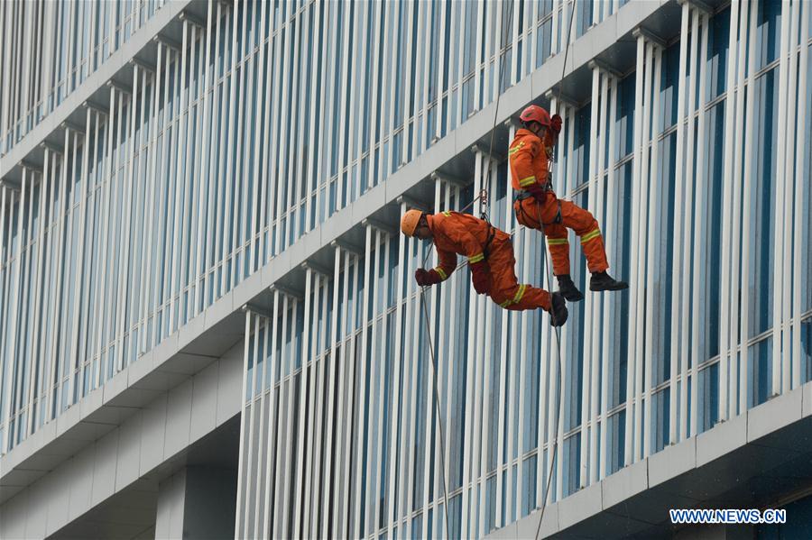 INDONESIA-JAKARTA-NATIONAL DISASTER PREPAREDNESS DAY-DRILL
