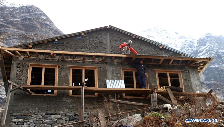 NEPAL-RASUWA-LANGTANG REGION-RECONSTRUCTION
