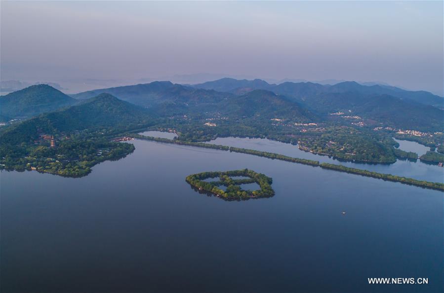 CHINA-HANGZHOU-AERIAL VIEWS-DAWN (CN)