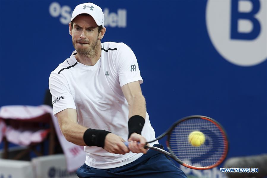 (SP)SPAIN-BARCELONA-TENNIS-BARCELONA OPEN-MURRAY VS LOPEZ