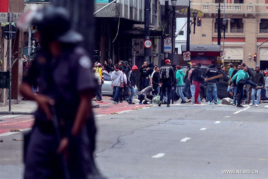 BRAZIL-SAO PAULO-PROTEST