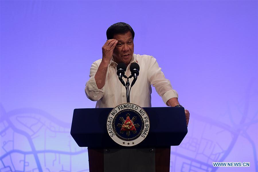 PHILIPPINES-PASAY CITY-ASEAN SUMMIT-DUTERTE-PRESS CONFERENCE