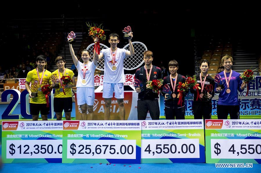(SP)CHINA-WUHAN-BADMINTON-ASIA CHAMPIONSHIPS-DAY 6 (CN)