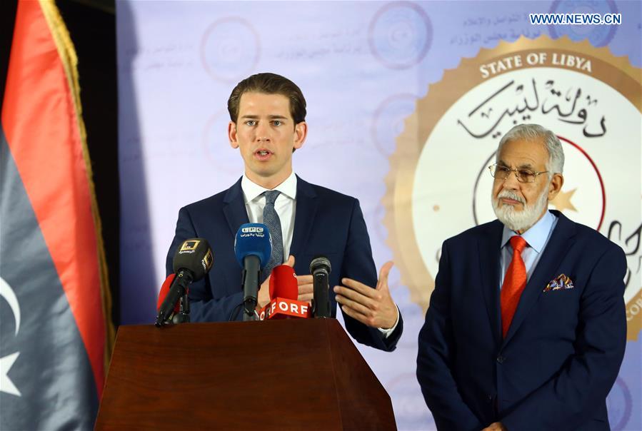LIBYA-TRIPOLI-AUSTRIA-PRESS CONFERENCE
