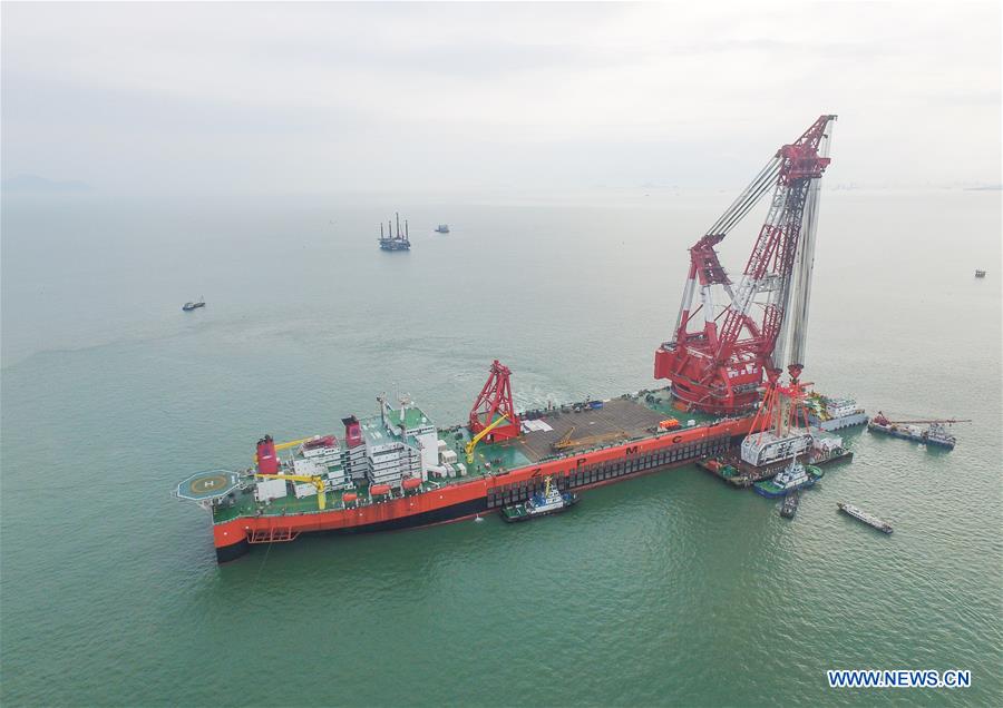 CHINA-CROSS-SEA BRIDGE-CONSTRUCTION (CN) 