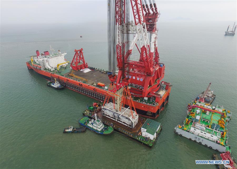 CHINA-CROSS-SEA BRIDGE-CONSTRUCTION (CN)