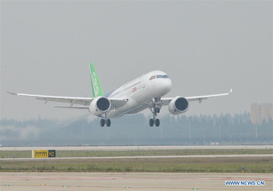 CHINA-SHANGHAI-C919-MAIDEN FLIGHT (CN)