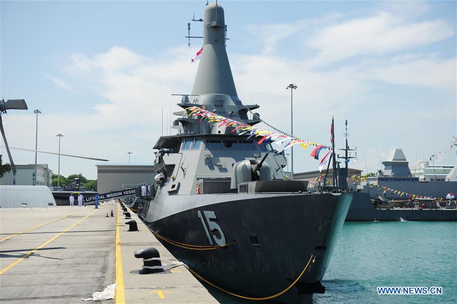 Singapore holds commissioning ceremony for vessel "Independence