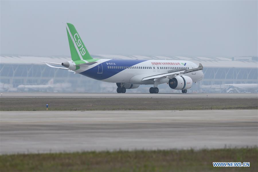 CHINA-SHANGHAI-C919-MAIDEN FLIGHT (CN)