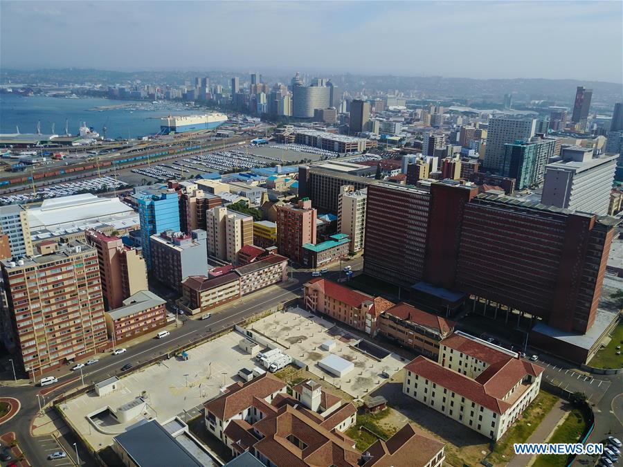 SOUTH AFRICA-DURBAN-AERIAL VIEW
