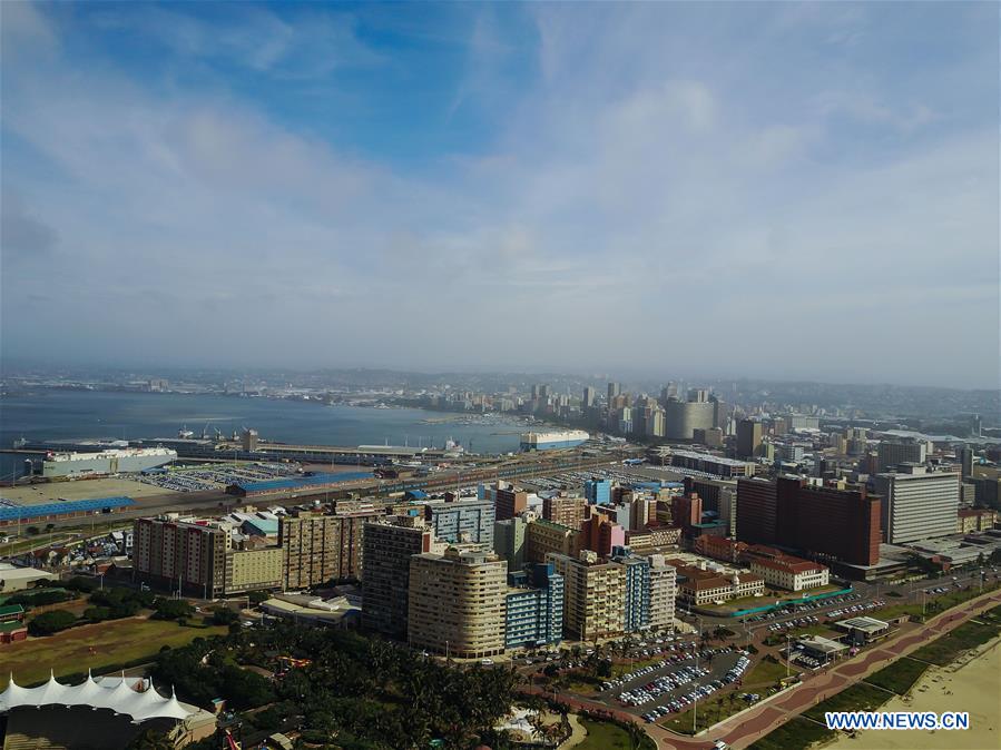 SOUTH AFRICA-DURBAN-AERIAL VIEW