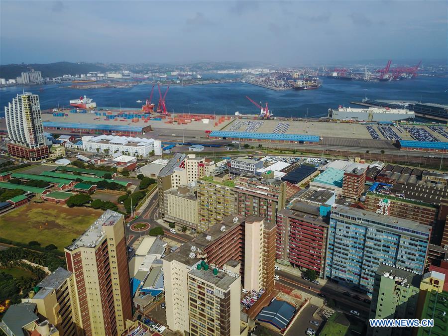 SOUTH AFRICA-DURBAN-AERIAL VIEW