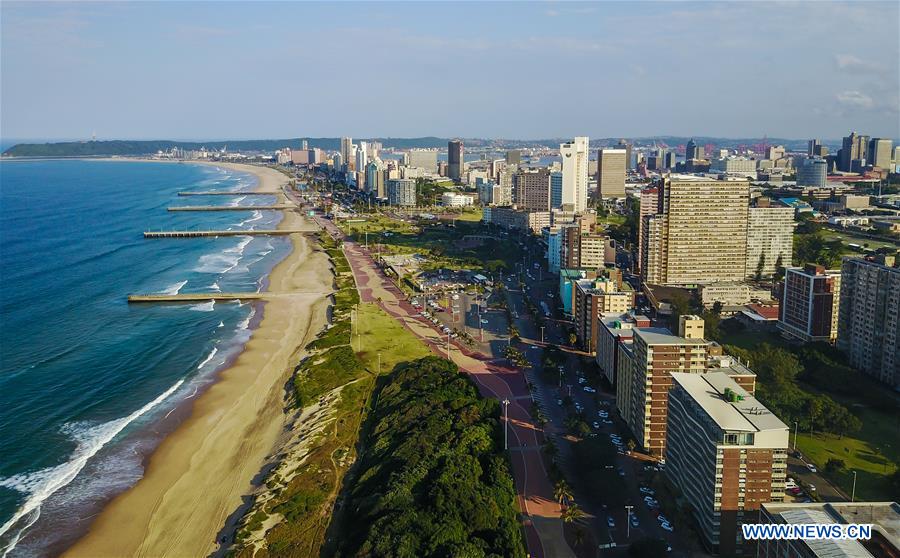 SOUTH AFRICA-DURBAN-AERIAL VIEW