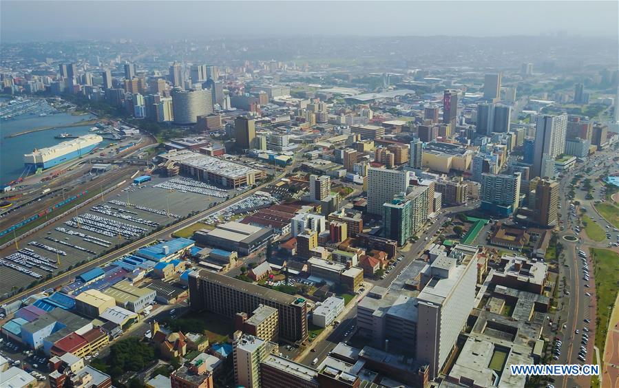 SOUTH AFRICA-DURBAN-AERIAL VIEW