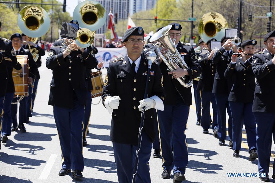 US-CHICAGO-PARADE-POLISH CONSTITUTION DAY