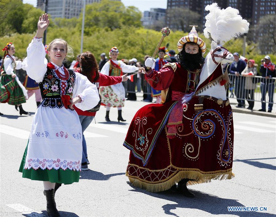 US-CHICAGO-PARADE-POLISH CONSTITUTION DAY
