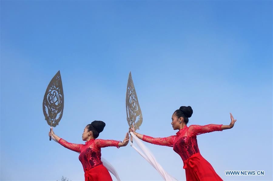 INDONESIA-LUMAJANG-CONTEMPORARY DANCE PERFORMANCE