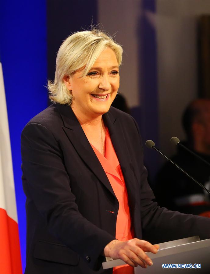 FRANCE-PARIS-PRESIDENTIAL ELECTION-MARINE LE PEN-RALLY