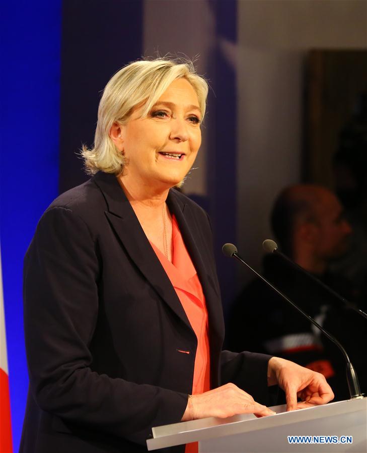 FRANCE-PARIS-PRESIDENTIAL ELECTION-MARINE LE PEN-RALLY