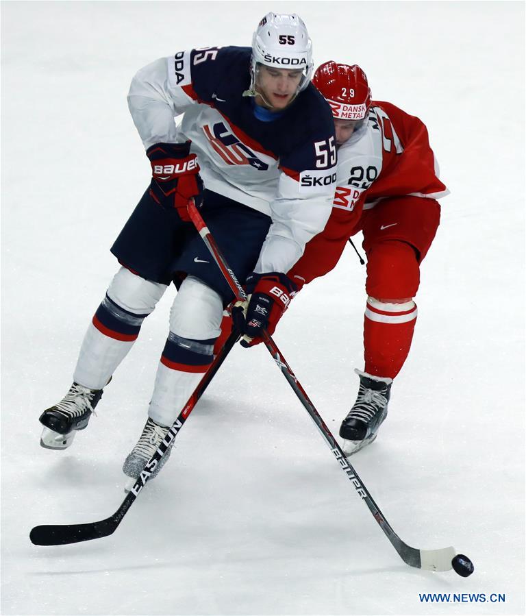 (SP)GERMANY-COLOGNE-ICE HOCKEY-WORLD CHAMPIONSHIPS-PRELIMINARY ROUND-USA VS DEN