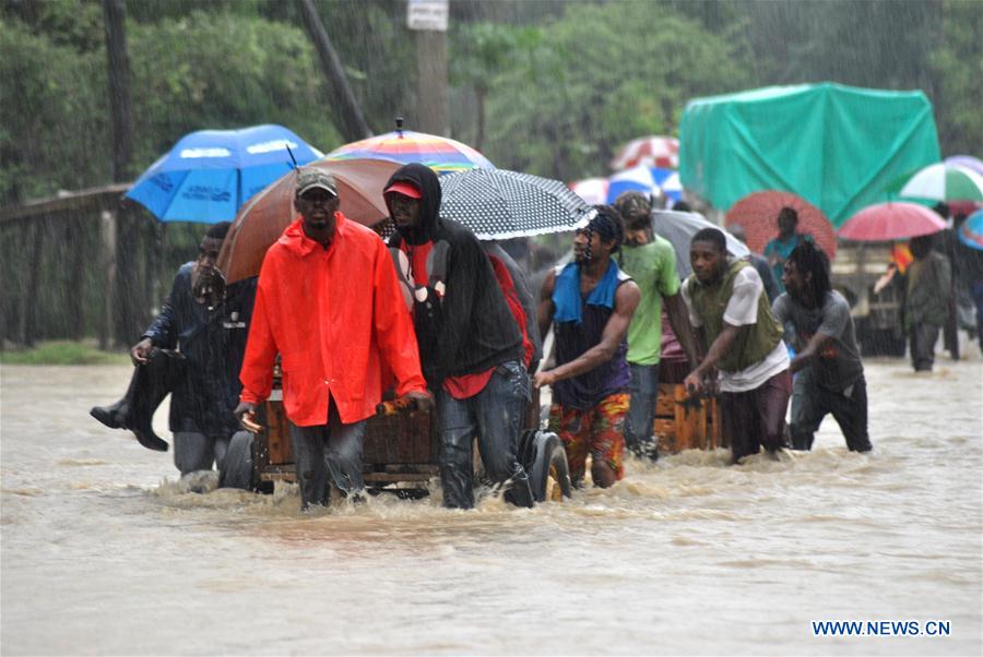 KENYA-MOMBASA-HEAVY RAINFALL