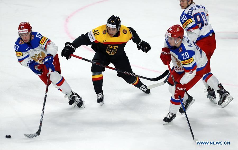 (SP)GERMANY-COLOGNE-ICE HOCKEY-IIHF-WORLD CHAMPIONSHIP-PRELIMINARY ROUND-GER VS RUS