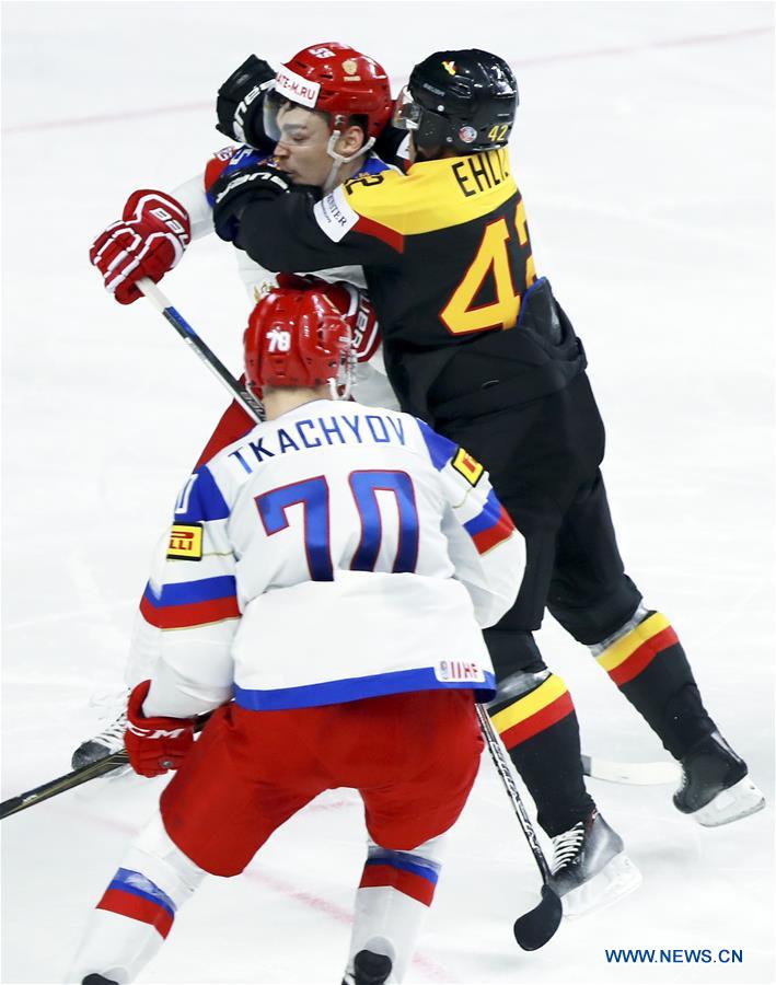 (SP)GERMANY-COLOGNE-ICE HOCKEY-IIHF-WORLD CHAMPIONSHIP-PRELIMINARY ROUND-GER VS RUS
