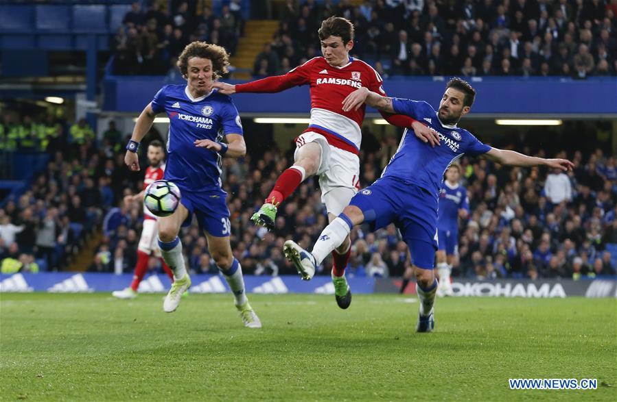 (SP)BRITAIN-LONDON-SOCCER-PREMIER LEAGUE-CHELSEA VS MIDDLESBROUGH