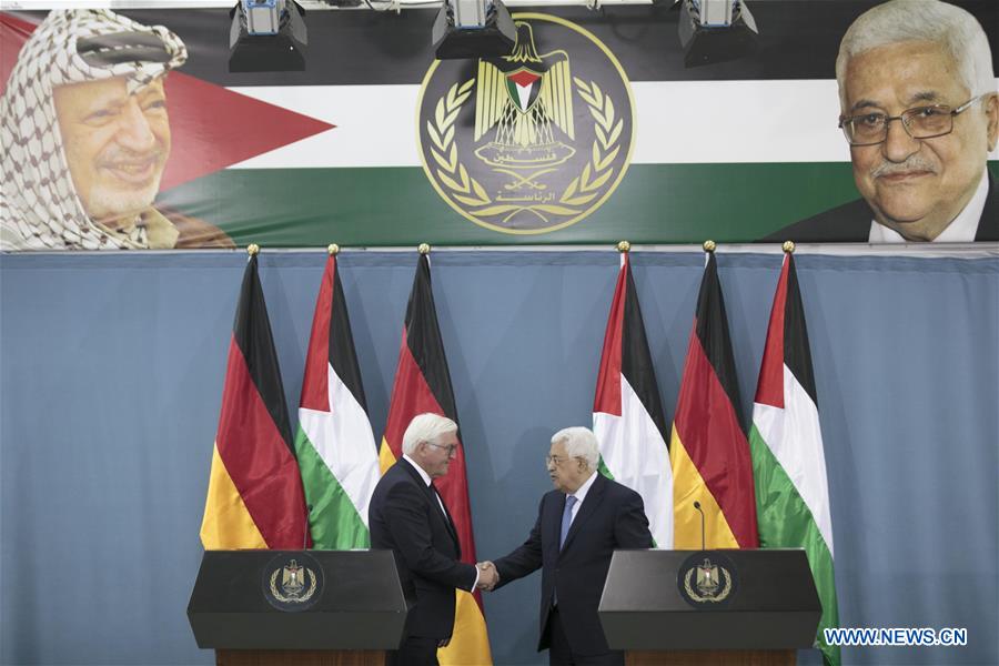 MIDEAST-RAMALLAH-GERMANY-NEWS CONFERENCE
