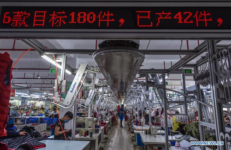 CHINA-ZHEJIANG-GARMENT MANUFACTURING-AUTOMATION (CN)