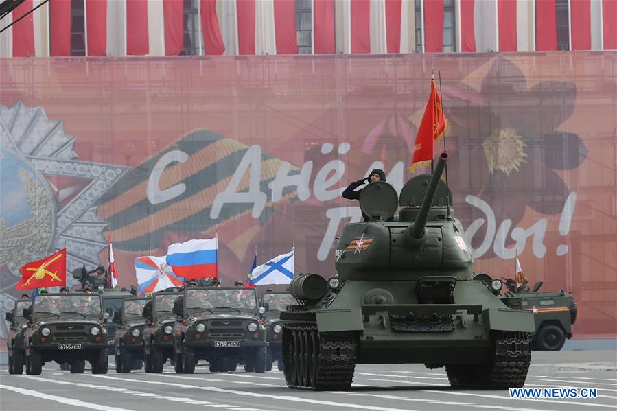 RUSSIA-ST. PETERSBURG-VICTORY DAY PARADE