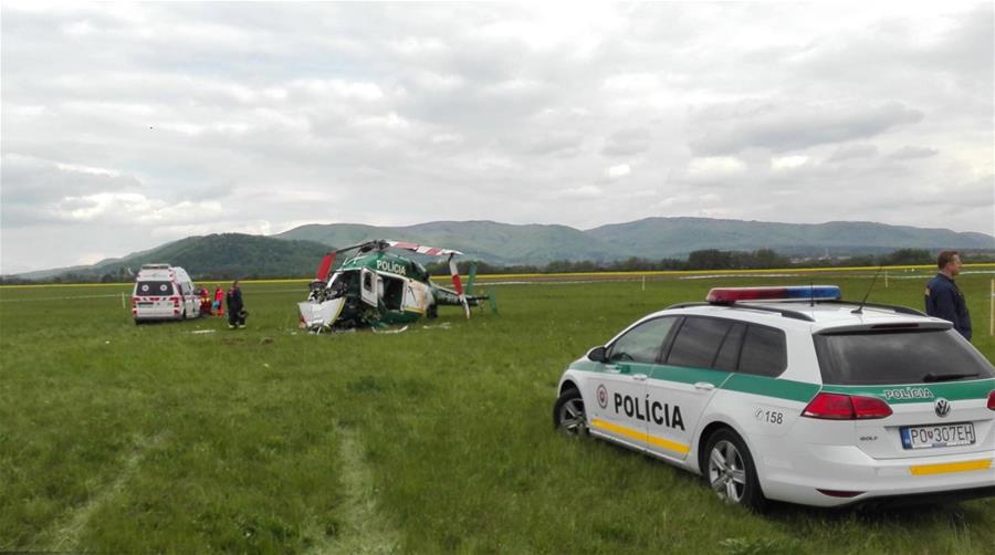 SLOVAKIA-PRESOV-POLICE HELICOPTER-CRASH