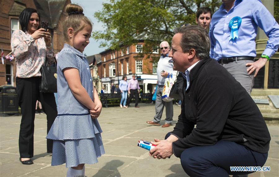 BRITAIN-NANTWICH-GENERAL ELECTION CAMPAIGN-DAVID CAMERON