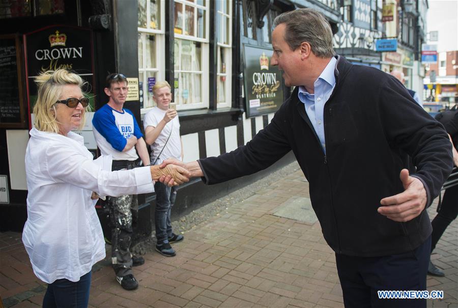 BRITAIN-NANTWICH-GENERAL ELECTION CAMPAIGN-DAVID CAMERON