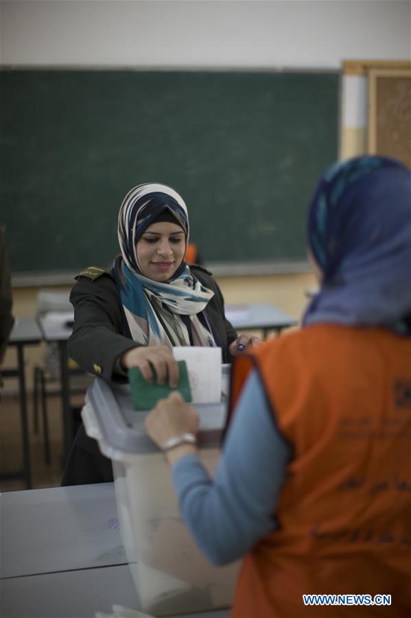MIDEAST-RAMALLAH-ELECTIONS-VOTE