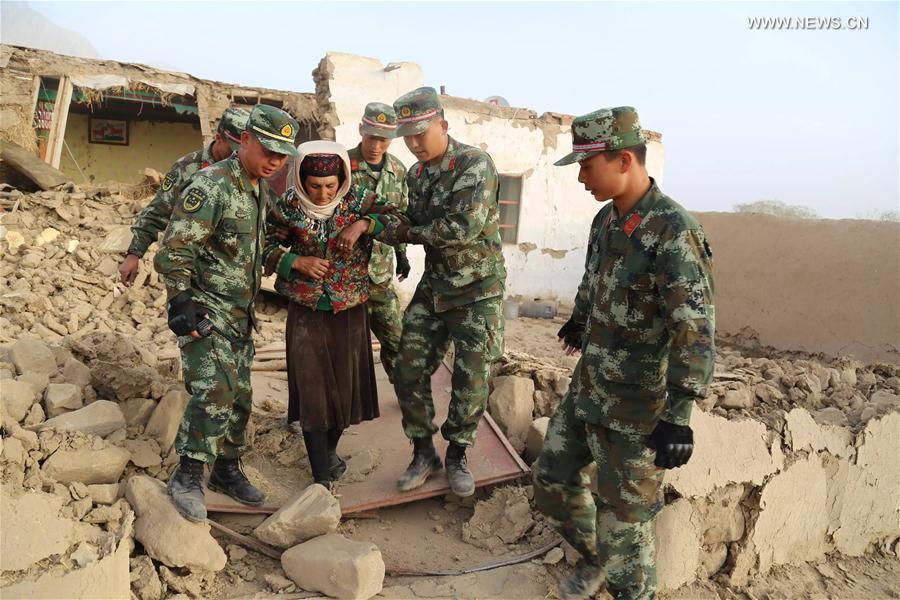 #CHINA-XINJIANG-EARTHQUAKE-RESCUE (CN*)