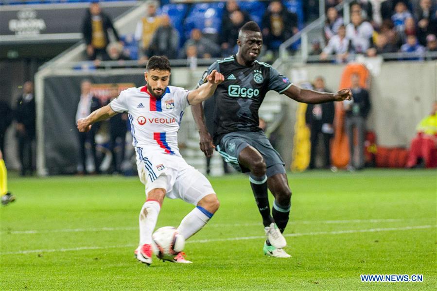 (SP)FRANCE-LYON-FOOTBALL-EUROPA LEAGUE-SEMIFINAL-LYON VS AJAX