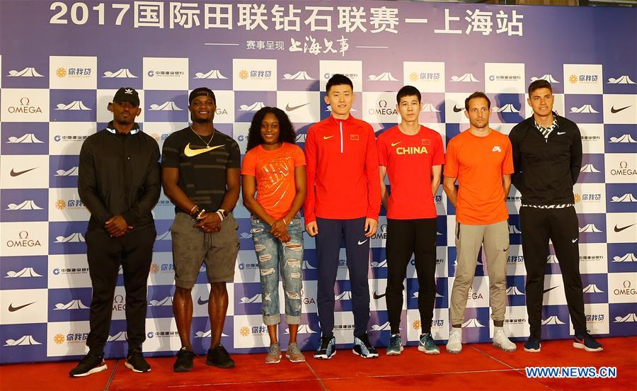 (SP)CHINA-SHANGHAI-ATHLETICS-IAAF-DIAMOND LEAGUE-PRESS CONFERENCE(CN)