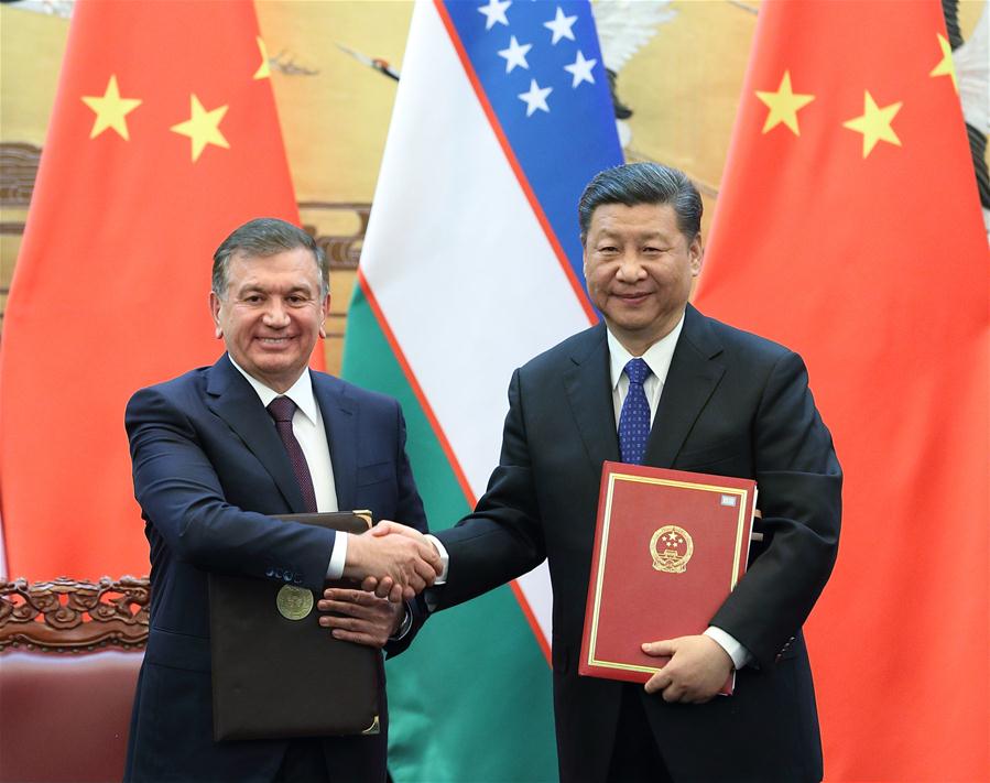 CHINA-BEIJING-XI JINPING-UZBEKISTAN-TALKS (CN)