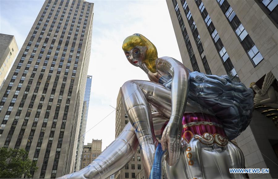 U.S.-NEW YORK-JEFF KOONS-SEATED BALLERINA
