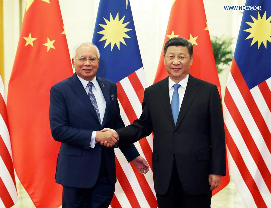 (BRF)CHINA-XI JINPING-MALAYSIAN PM-MEETING (CN)