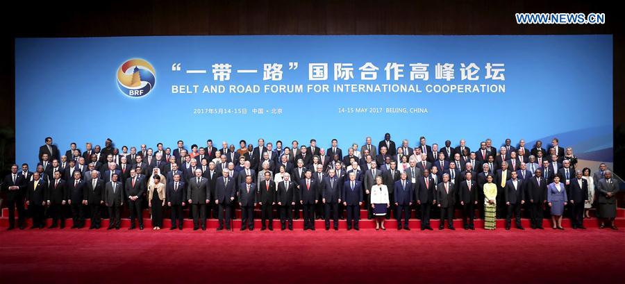 (BRF)CHINA-BEIJING-XI JINPING-BELT AND ROAD FORUM-GROUP PHOTO(CN)