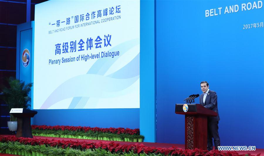 (BRF)CHINA-BELT AND ROAD FORUM-HIGH LEVEL DIALOGUE (CN)