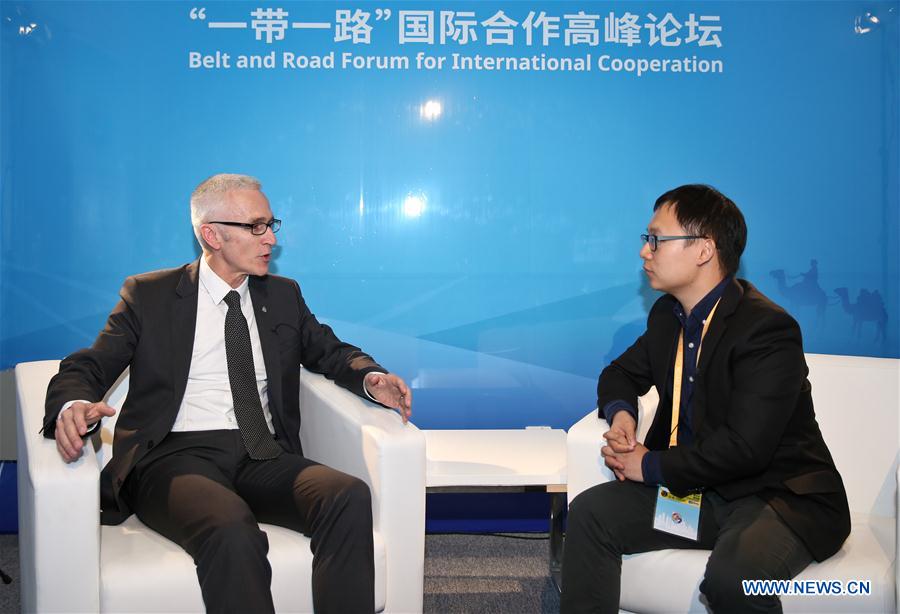 (BRF)CHINA-BEIJING-BELT AND ROAD FORUM-INTERPOL-INTERVIEW (CN)