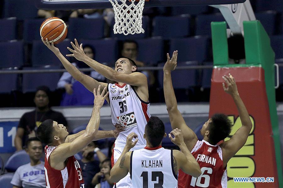 (SP)PHILIPPINES-QUEZON CITY-SEABA 2017 TOURNAMENT-INDONESIA VS THAILAND